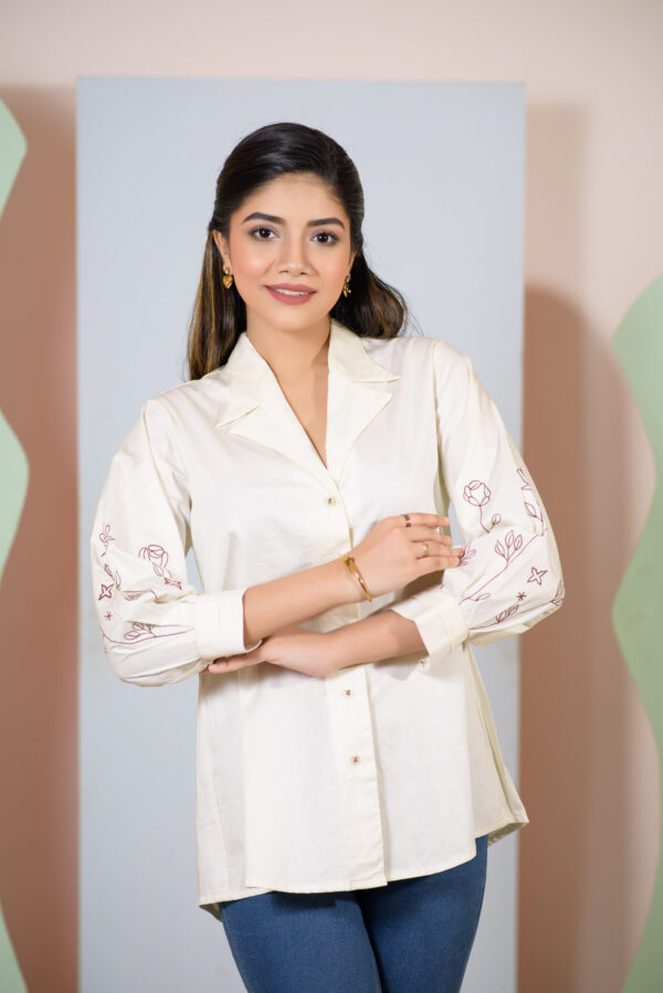Sparkle Button Down Shirt