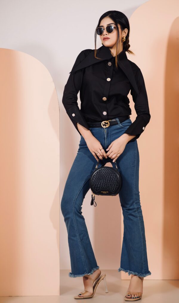 Swallowed-Tailed Collar Shirt - Image 6